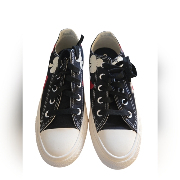 New Converse All Star Chuck Taylor Queen of Hearts Las Vegas Gambling Sneakers - Picture 4 of 7